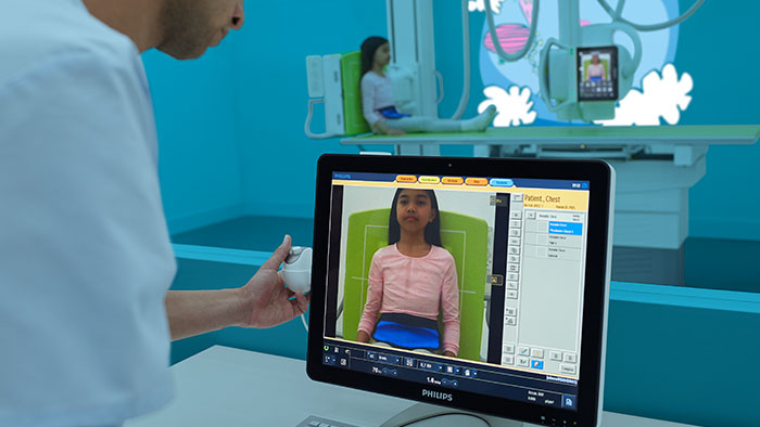 Equipo de radiograf&iacute;a, DigitalDiagnost, experiencia ambiental